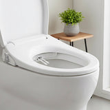 Non Electric Bidet Toilet Seat W/ Cover Bathroom Spray Water Wash - Close-Up Angle