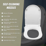 Non Electric Bidet Toilet Seat W/ Cover Bathroom Spray Water Wash - Extra Image