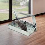 5x Humane Reusable Mice Trap Safe Live Catch Metal Mouse Catcher