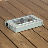 5x Humane Mice Trap Reusable Safe Catching Metal Mouse Multi Live Catcher - Top-Down View