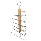 Pants Clothes Coat Hanger Non-slip Magic Space Saver Closet Organizer Rack - Close-Up Angle