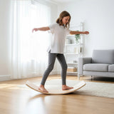 Balance Board Beam Seesaw Wooden Child Kids Adult Yoga - 45-Degree Angle