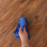 Vinyl Floor Tiles Self Adhesive Flooring Walnut Wood Grain 16 Pack 2.3SQM - Top-Down View