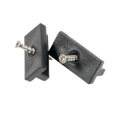 100 Composite Decking Hidden Fixing Fasteners Plastic T Clips & Screws