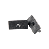 100 Composite Decking Hidden Fixing Fasteners Plastic T Clips & Screws - Top-Down View