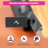 100 Composite Decking Hidden Fixing Fasteners Plastic T Clips & Screws - 45-Degree Angle