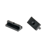 100 Composite Decking Hidden Fixing Fasteners Plastic T Clips & Screws - Extra Image