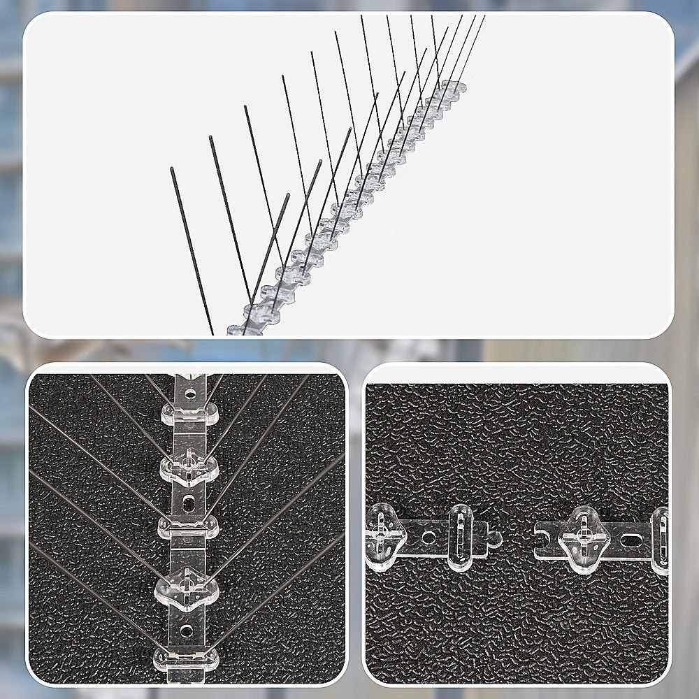 20x 50cm Bird Spike S304 wire Spikes Eaves Pigeon Gull Starling 10M