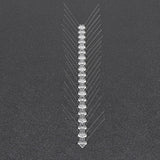 20x 50cm Bird Spike S304 wire Spikes Eaves Pigeon Gull Starling 10M - Rear View
