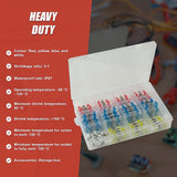 250PCS Waterproof Solder Seal Sleeve Heat Shrink Butt Wire Connectors Terminals - Extra Image