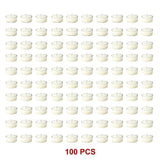 Bulk Buy Unscented SOY WAX Tealights, Soy Wax Tealight Candles - (100pc per set) - Rear View