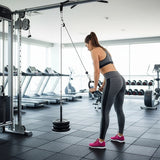 Pulley System Cable Attachment Pull Down Machine DIY Home Gym Workout Kit