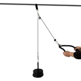 Pulley System Cable Attachment Pull Down Machine DIY Home Gym Workout Kit - Close-Up Angle