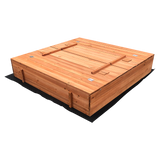 Sandpit Kids Wooden Sand box - Rear View