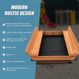 Sandpit Kids Wooden Sand box - Extra Image