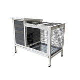 Rabbit Bunny Cage Hutch Pet Cages Enclosure - Top-Down View
