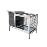 Rabbit Bunny Cage Hutch Pet Cages Enclosure - Top-Down View