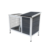 Rabbit Bunny Cage Hutch Pet Cages Enclosure - 45-Degree Angle