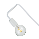 Modern Table lamp Desk Light Base Bedside Bedroom White - Top-Down View