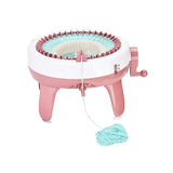 DIY Knitting Machine Smart Weaving Knit Rotating Kids Toy Scarf Sock Hat Gift - Top-Down View