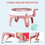 DIY Knitting Machine Smart Weaving Knit Rotating Kids Toy Scarf Sock Hat Gift - Close-Up Angle