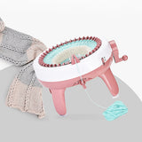 DIY Knitting Machine Smart Weaving Knit Rotating Kids Toy Scarf Sock Hat Gift - 45-Degree Angle