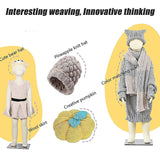 DIY Knitting Machine Smart Weaving Knit Rotating Kids Toy Scarf Sock Hat Gift - Close-Up Angle