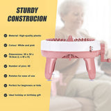 DIY Knitting Machine Smart Weaving Knit Rotating Kids Toy Scarf Sock Hat Gift - Extra Image