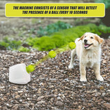 Dog Ball Launcher Thrower Automatic Tennis Fetch Throwing Machine 3 Balls - Extra Image