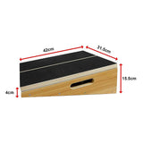 Wooden Slant Exercise Board With Adjustable Incline And Non-Slip Surface - Extra Image