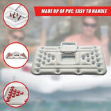 Big PVC Inflatable Beer Pong Raft Floating Pool Party Pong Game Table Lounge Toy - Low Angle