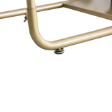 Gold Clothing Retail Shop Commercial Garment Display Rack - Side View