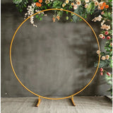 2M Wedding Hoop Round Circle Arch Backdrop Flower Display Stand Frame Background - Front View