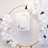 2M Wedding Hoop Round Circle Arch Backdrop Flower Display Stand Frame Background - Side View