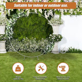 2M Wedding Hoop Round Circle Arch Backdrop Flower Display Stand Frame Background - Side View