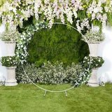 2M Wedding Hoop Round Circle Arch Backdrop Flower Display Stand Frame Background - 45-Degree Angle