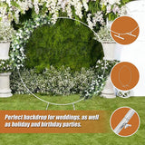 2M Wedding Hoop Round Circle Arch Backdrop Flower Display Stand Frame Background - Rear View