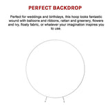 2M Wedding Hoop Round Circle Arch Backdrop Flower Display Stand Frame Background
