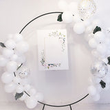 2M Wedding Hoop Round Circle Arch Backdrop Flower Display Stand Frame Background - Front View