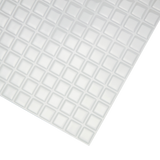 Tiles 3D Peel and Stick Wall Tile Stereoscopic Crystal White 10 Sheets - Top-Down View