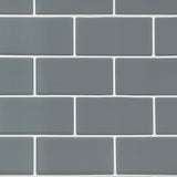 Tiles 3D Peel and Stick Wall Tile Dark Grey 10 Sheets - Low Angle