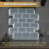 Tiles 3D Peel and Stick Wall Tile Dark Grey 10 Sheets - Extra Image