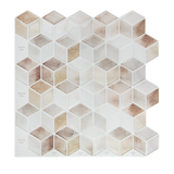 Tiles 3D Peel and Stick Wall Tile Shell Mosaic 10 Sheets