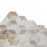 Tiles 3D Peel and Stick Wall Tile Shell Mosaic 10 Sheets - Extra Image