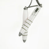 Digital LCD Skipping Jumping Rope - Gray - Top-Down View