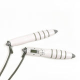 Digital LCD Skipping Jumping Rope - Gray - Side View