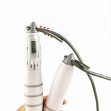 Digital LCD Skipping Jumping Rope - Gray - Rear View