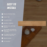 Vinyl Floor Tiles Self Adhesive Flooring Oak Wood Grain 16 Pack 2.3SQM - Extra Image