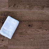 Vinyl Floor Tiles Self Adhesive Flooring Black Walnut Wood Grain 16 Pack 2.3SQM - Side View