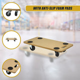 200kg Heavy Duty Hand Dolly Furniture Wooden Trolley Cart Moving Platform Mover - Extra Image